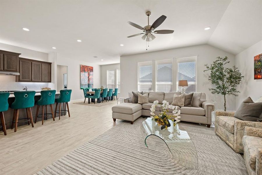 Furnished interior view inside a new home in Timberbrook, Justin (Image 8).
