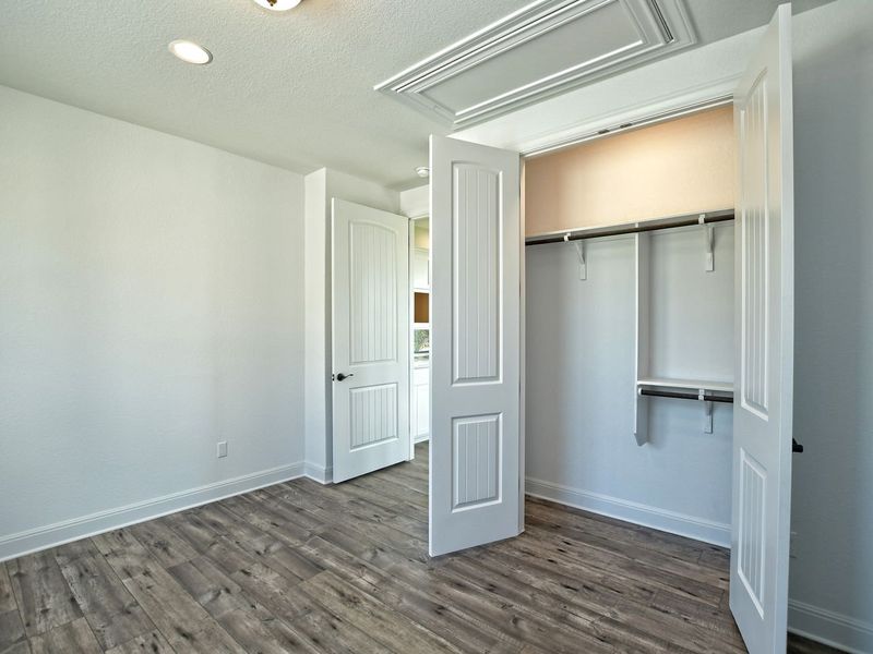 Representative unfurnished interior of a home built from the Casita by Giddens Homes in Whispering Wind, Bertram (Image 24).