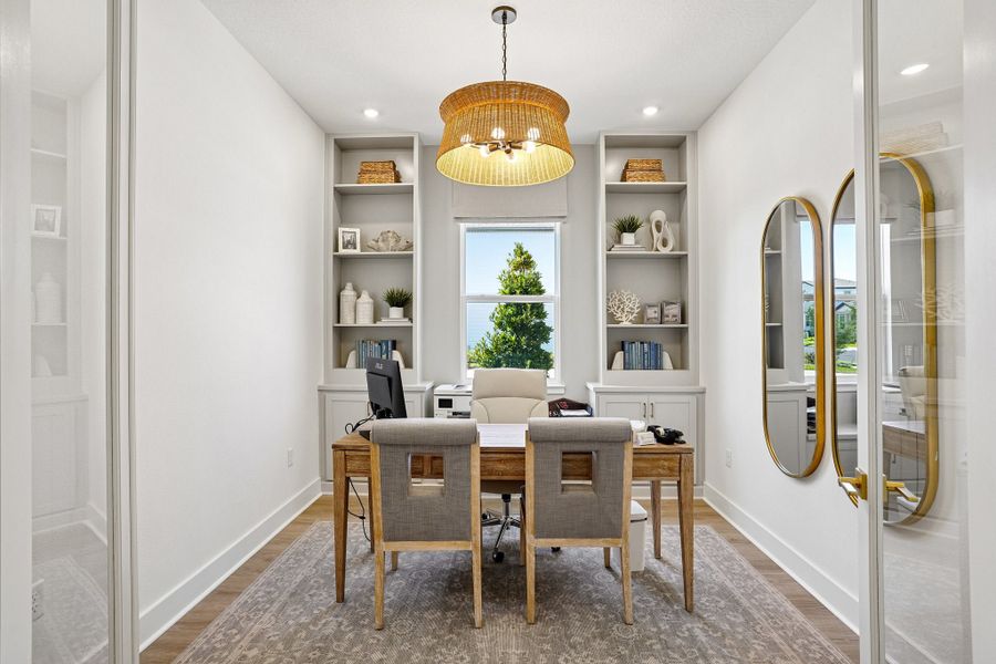 Furnished interior view inside a new home in Northlake at Ovation, Winter Garden (Image 17).