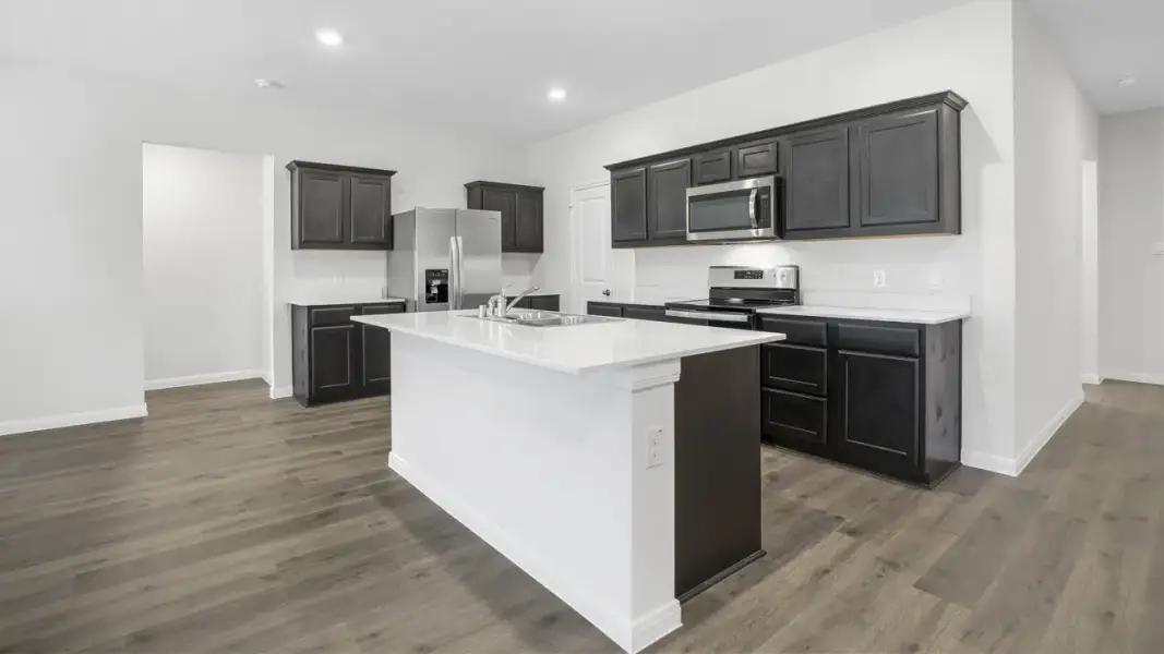 Furnished interior view inside a new home in Saddlebrook, Waxahachie (Image 6).