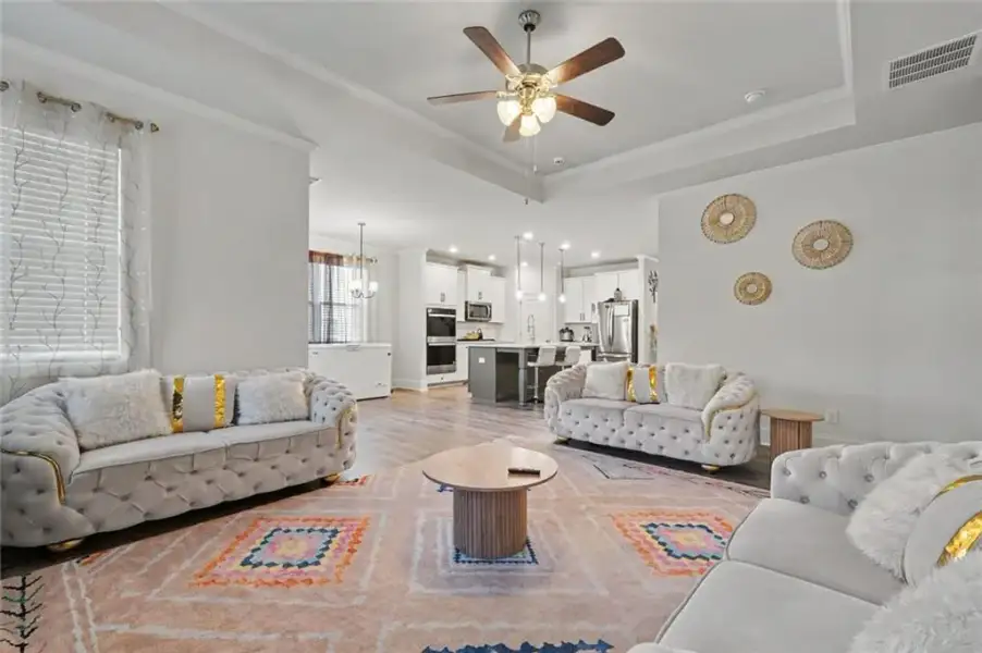Furnished interior view inside a new home in Butner Estates, South Fulton (Image 10).