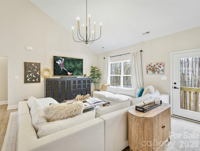 Furnished interior view inside a new home in , Lenoir (Image 8). Furnished interior view inside a new home in , Lenoir (Image 8).
