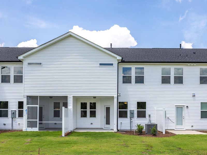 Exterior details and patio area of a home in Springvale, Fuquay Varina (Image 3).
