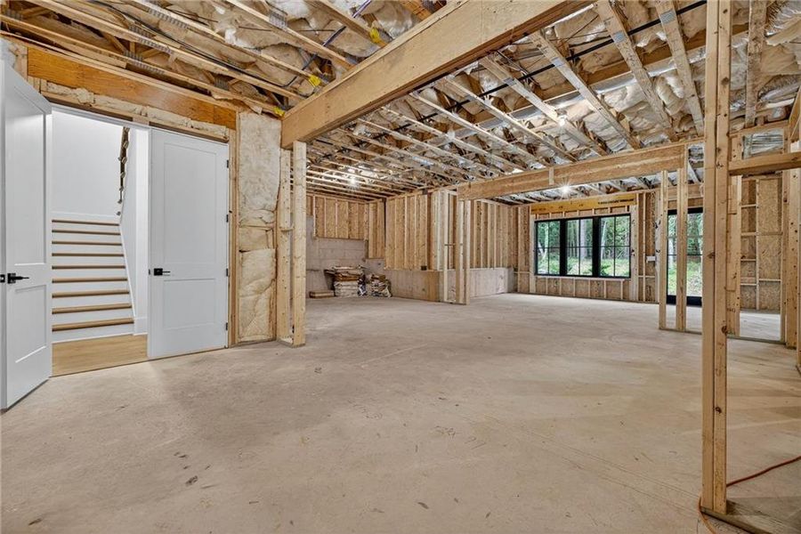 In-progress construction of a new home in , Milton, GA (Image 57).