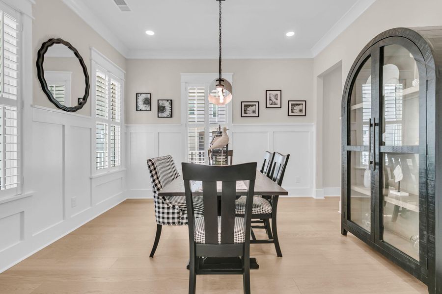 Furnished interior view inside a new home in Overlook at Copahee Sound, Awendaw (Image 42). Furnished interior view inside a new home in Overlook at Copahee Sound, Awendaw (Image 42).