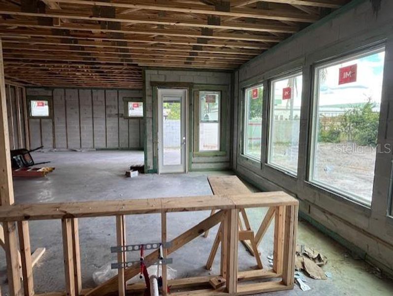 In-progress construction of a new home in , Orlando, FL (Image 15).