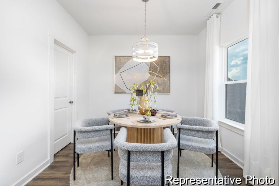 Furnished interior view inside a new home in Copper Ridge at Flowers Plantation, Clayton (Image 7).