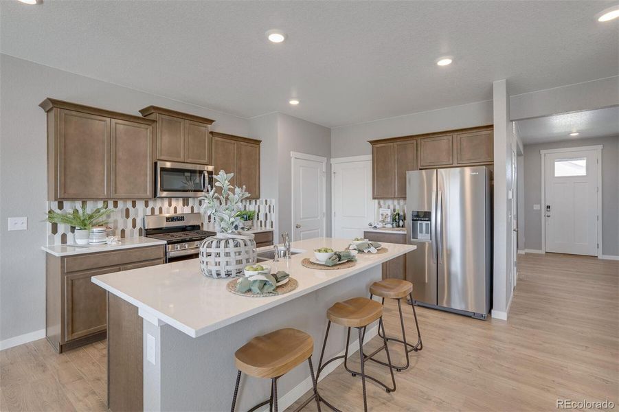 Furnished interior view inside a new home in Spring Valley Ranch, Elizabeth (Image 6).