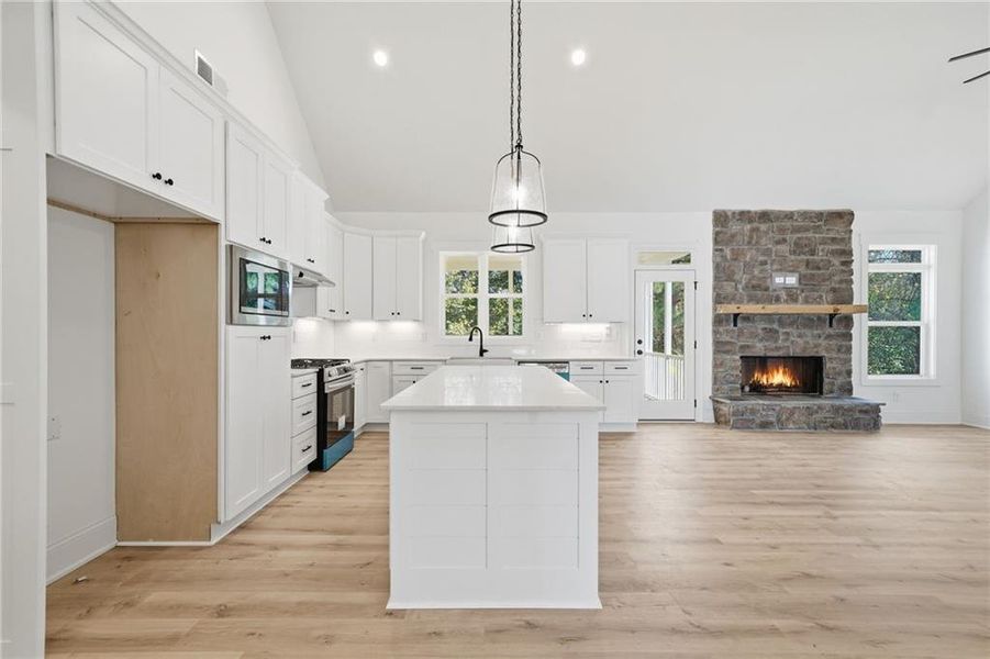 Furnished interior view inside a new home in , Calhoun (Image 14). Furnished interior view inside a new home in , Calhoun (Image 14).