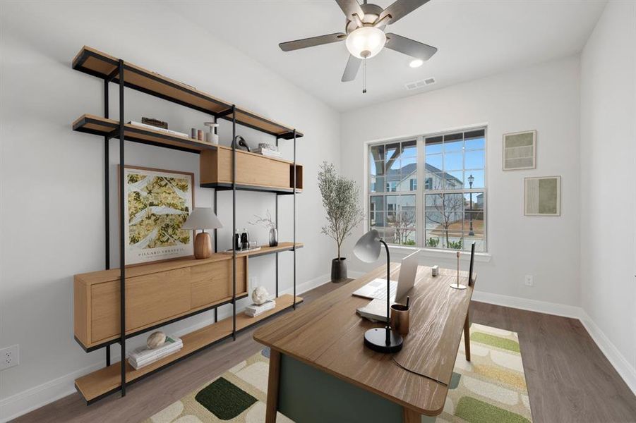 Furnished interior view inside a new home in The Ridge at Northlake, Northlake (Image 7).