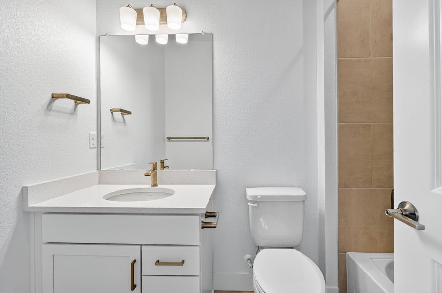 Furnished interior view inside a new home in Macanta, Castle Rock (Image 10).