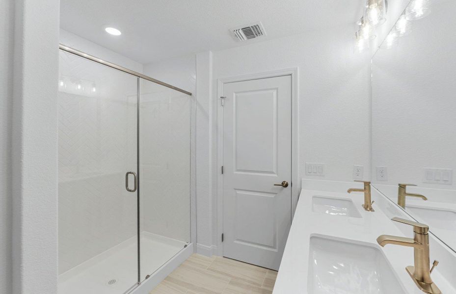 Furnished interior view inside a new home in Patterson Ranch, Georgetown (Image 11).