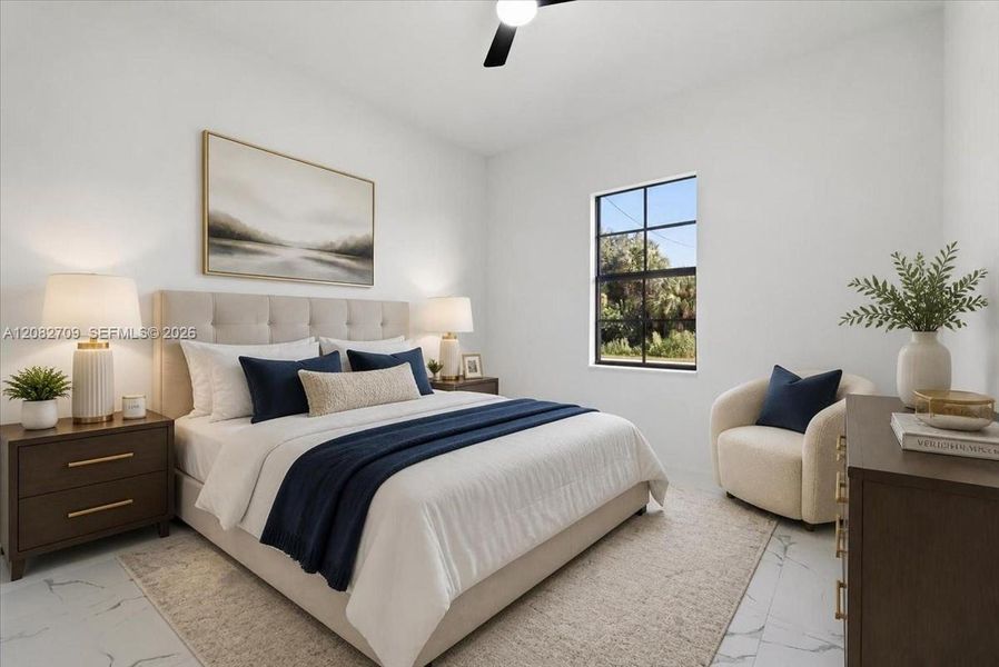 Furnished interior view inside a new home in , Lehigh Acres (Image 12).