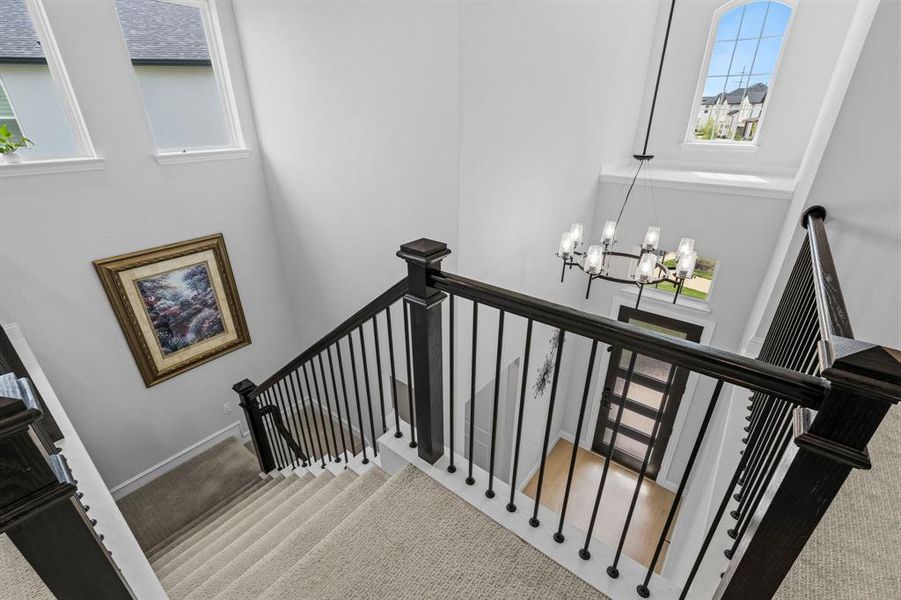 Furnished interior view inside a new home in Lexington Frisco, Frisco (Image 18).