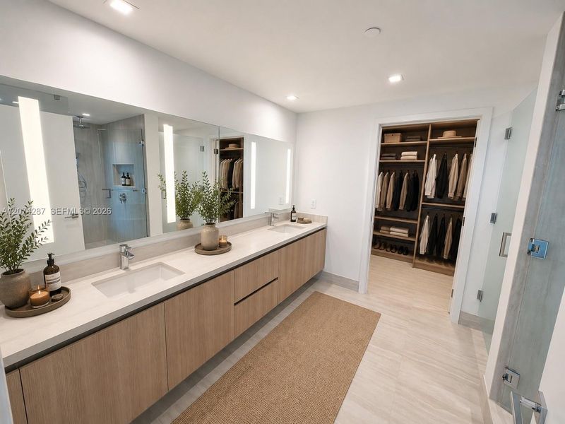 Furnished interior view inside a new home in , North Miami (Image 6).