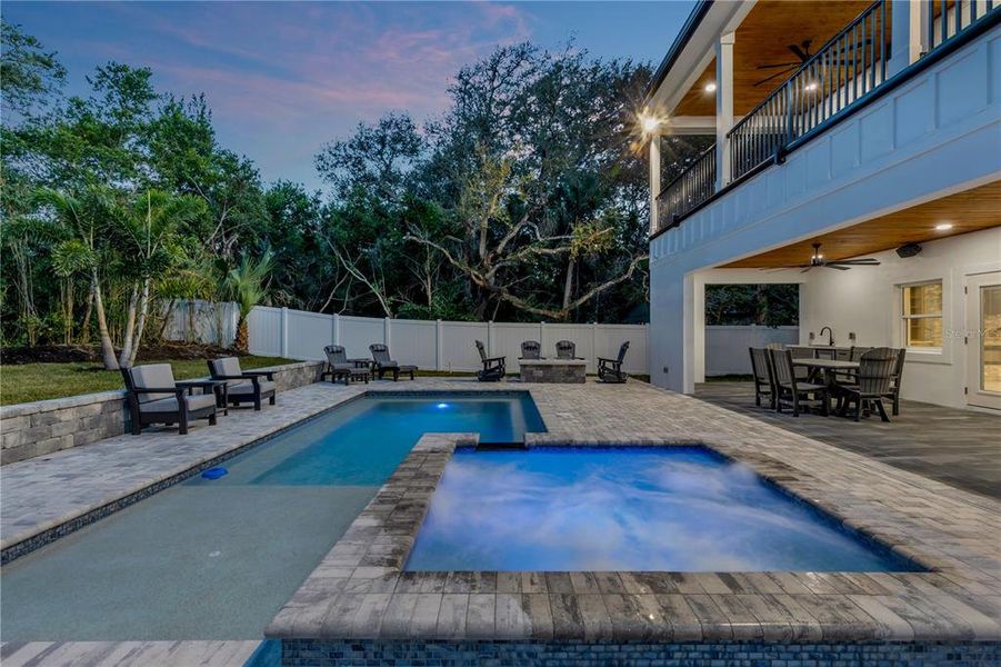 Exterior details and patio area of a home in , New Smyrna Beach (Image 33).