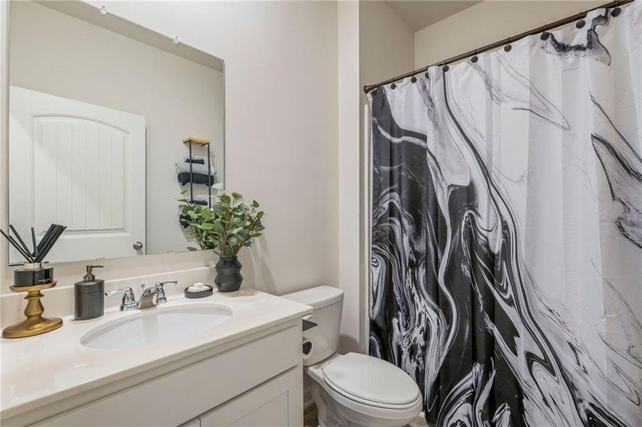 Furnished interior view inside a new home in , Fairburn (Image 28).