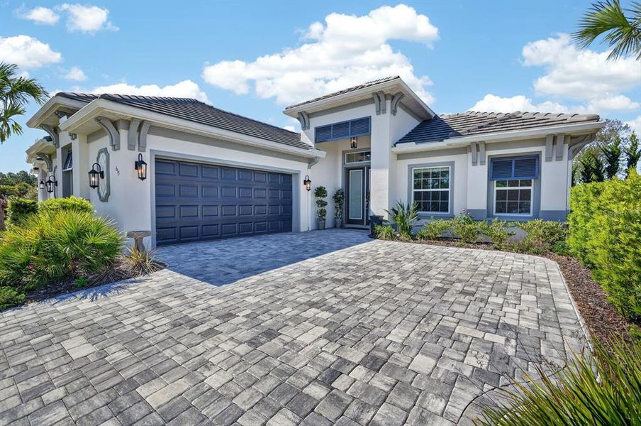 Front exterior of a new home in , Palm Coast, FL, highlighting curb appeal (Image 24).