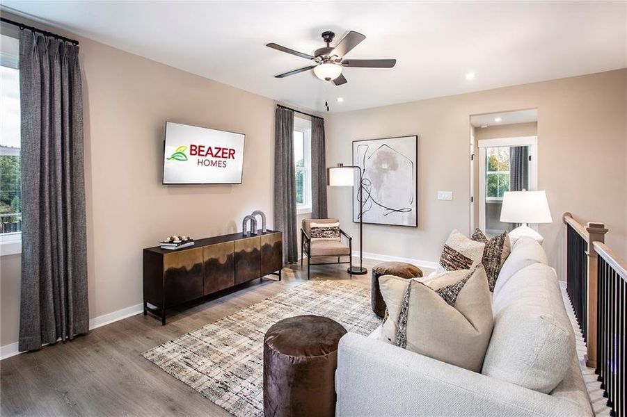 Furnished interior view inside a new home in Wisteria at GreenHouse, Marietta (Image 5).