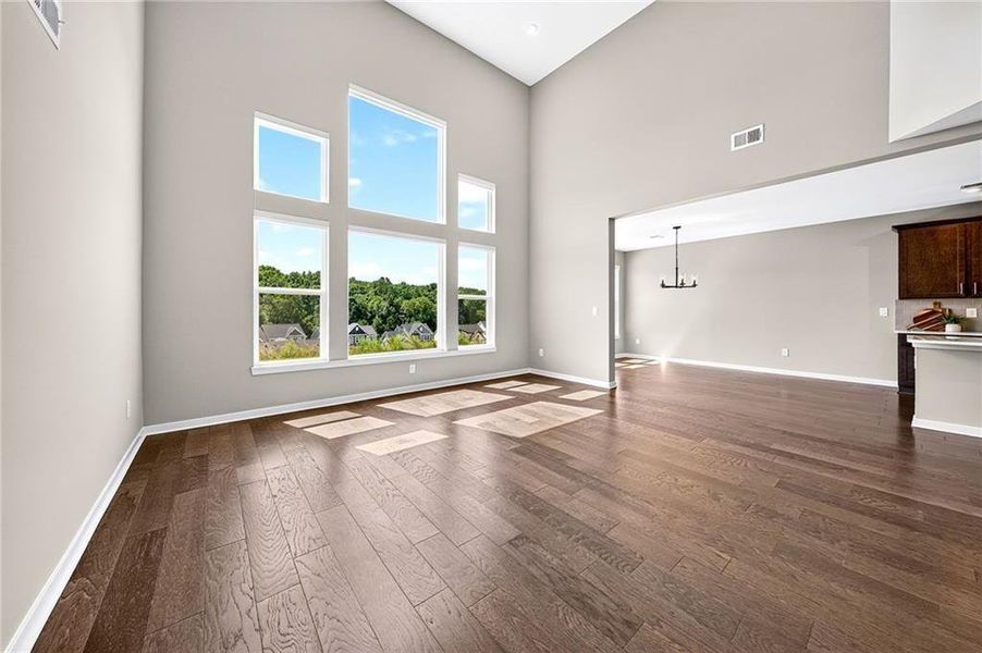 Spacious, unfurnished interior of a new home in The Reserve At Liberty Park, Braselton (Image 50).