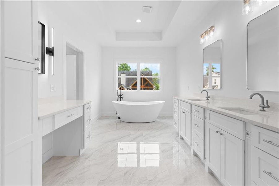 Furnished interior view inside a new home in , Marietta (Image 8).