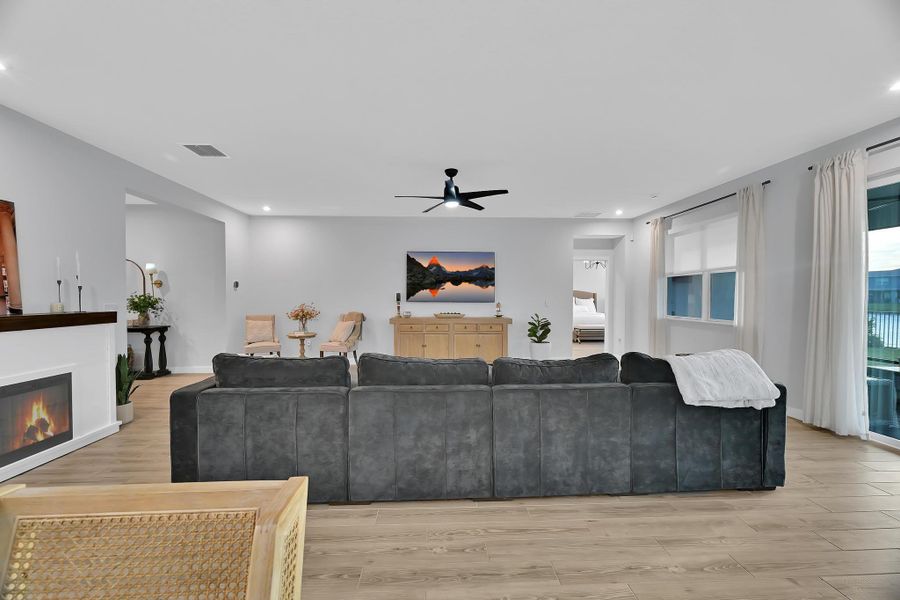 Furnished interior view inside a new home in Tradition - Cadence, Port St. Lucie (Image 41).