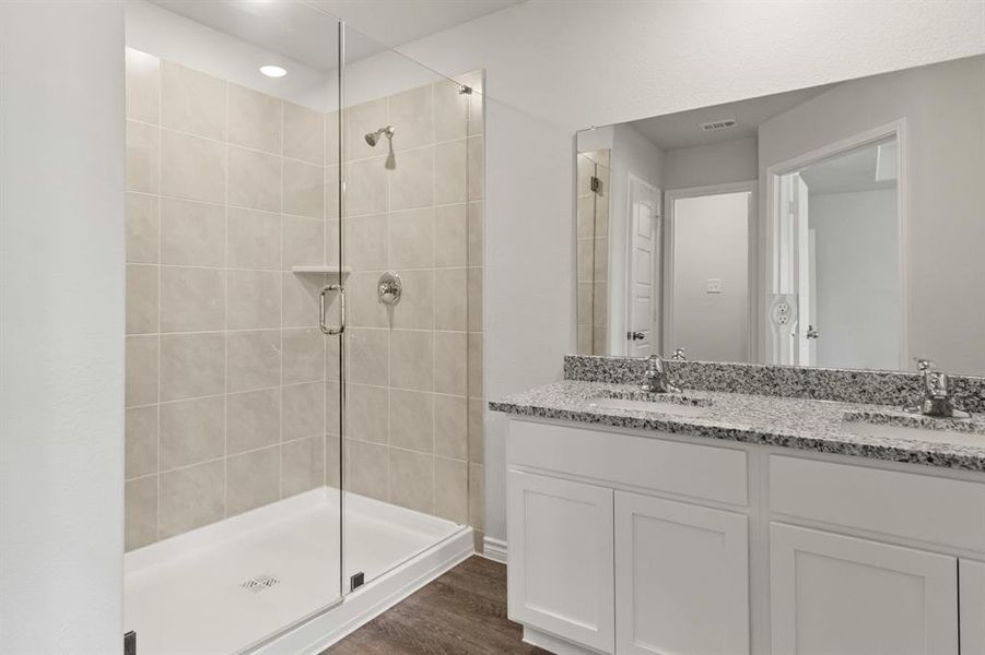 Furnished interior view inside a new home in Retreat at Fossil Creek, Fort Worth (Image 5). Furnished interior view inside a new home in Retreat at Fossil Creek, Fort Worth (Image 5).