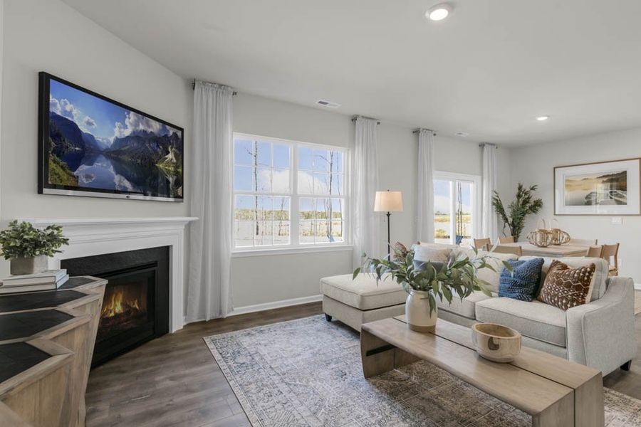 Representative furnished interior of a home built from the HAYDEN by D.R. Horton in Cedar Oaks, Greensboro (Image 12). Representative furnished interior of a home built from the HAYDEN by D.R. Horton in Cedar Oaks, Greensboro (Image 12).