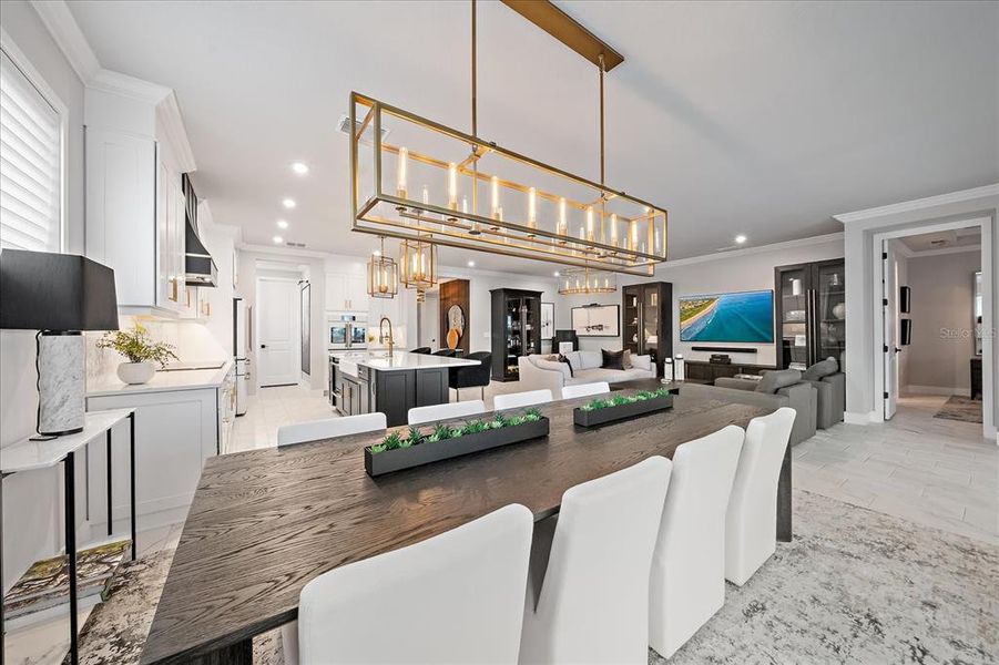 Furnished interior view inside a new home in , Venice (Image 40).