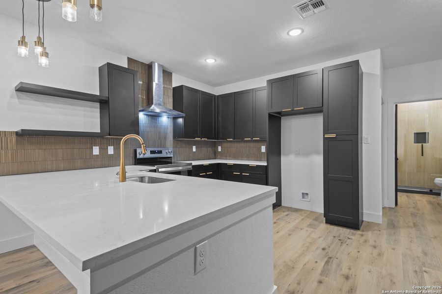 Furnished interior view inside a new home in , San Antonio (Image 7).