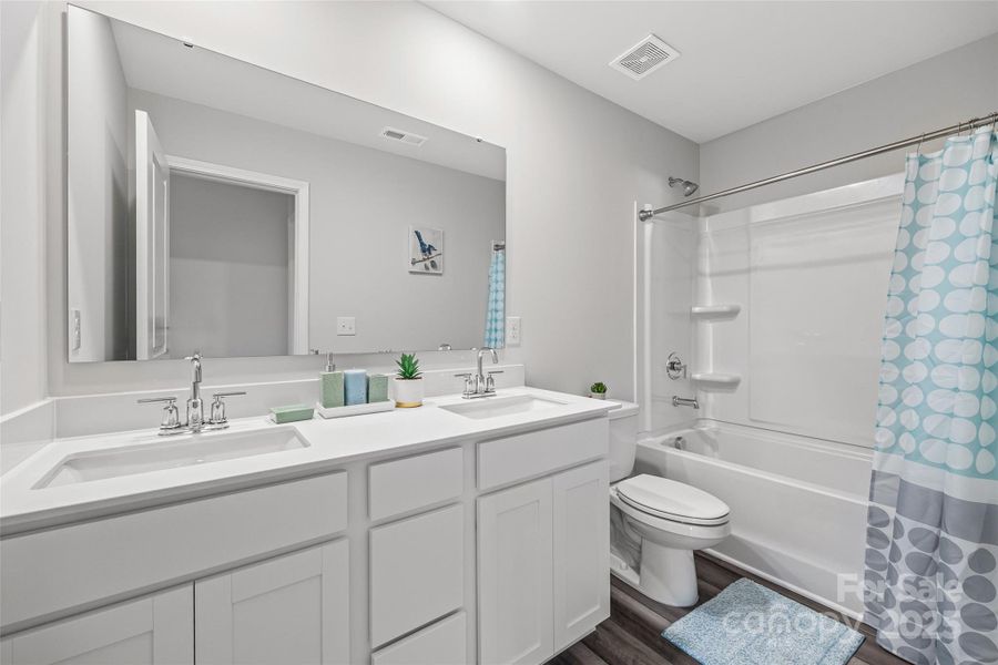 Furnished interior view inside a new home in Creekside Cottages, Bessemer City (Image 8).