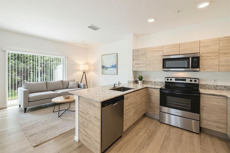 Furnished interior view inside a new home in , Orlando (Image 8).