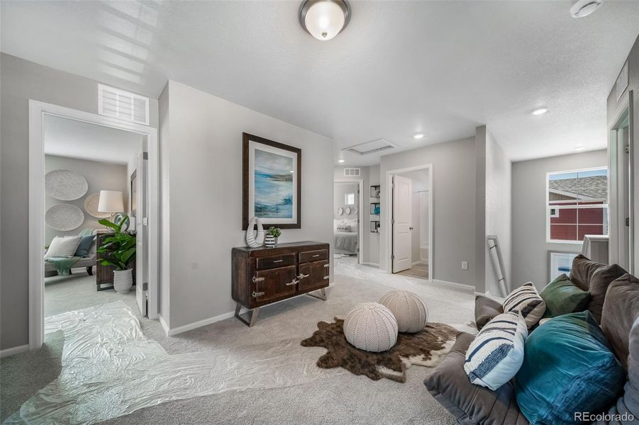 Furnished interior view inside a new home in , Aurora (Image 22).