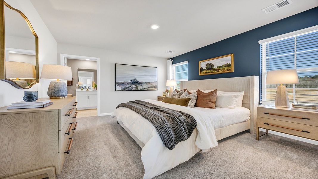 Furnished interior view inside a new home in The Park at Wilkinson, Orangeburg (Image 13).