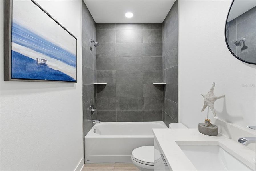 Furnished interior view inside a new home in Residences at Town Center, Madeira Beach (Image 9).