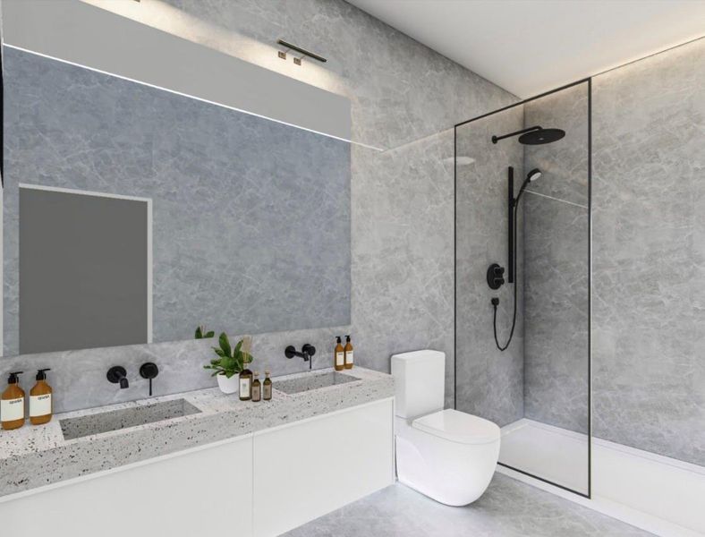 Furnished interior view inside a new home in , Pompano Beach (Image 6).