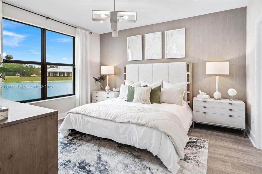 Furnished interior view inside a new home in , Fort Myers (Image 6).