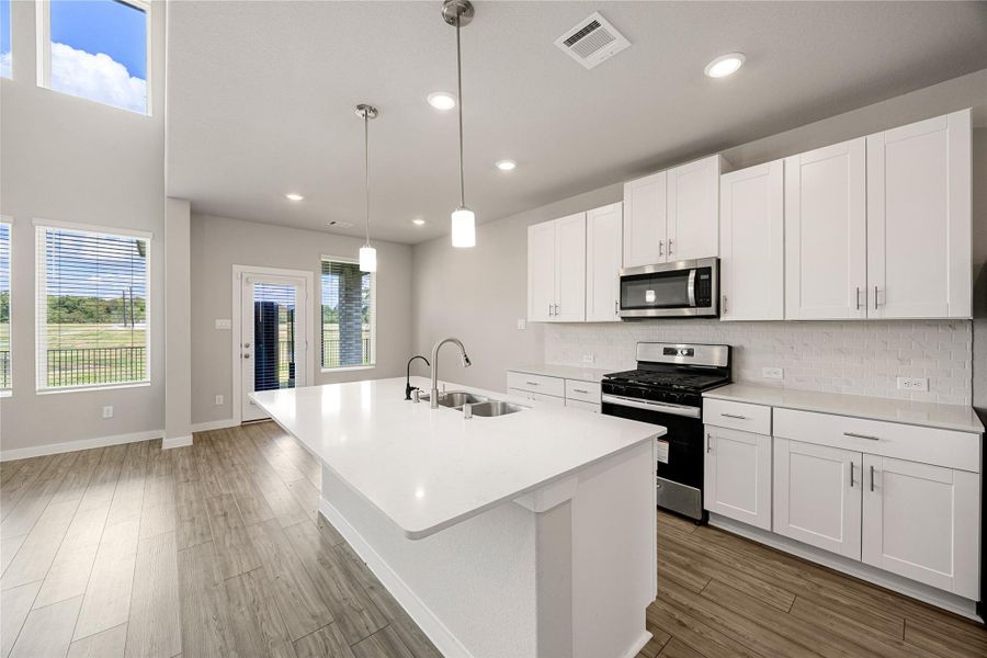 Furnished interior view inside a new home in , Rosenberg (Image 14). Furnished interior view inside a new home in , Rosenberg (Image 14).