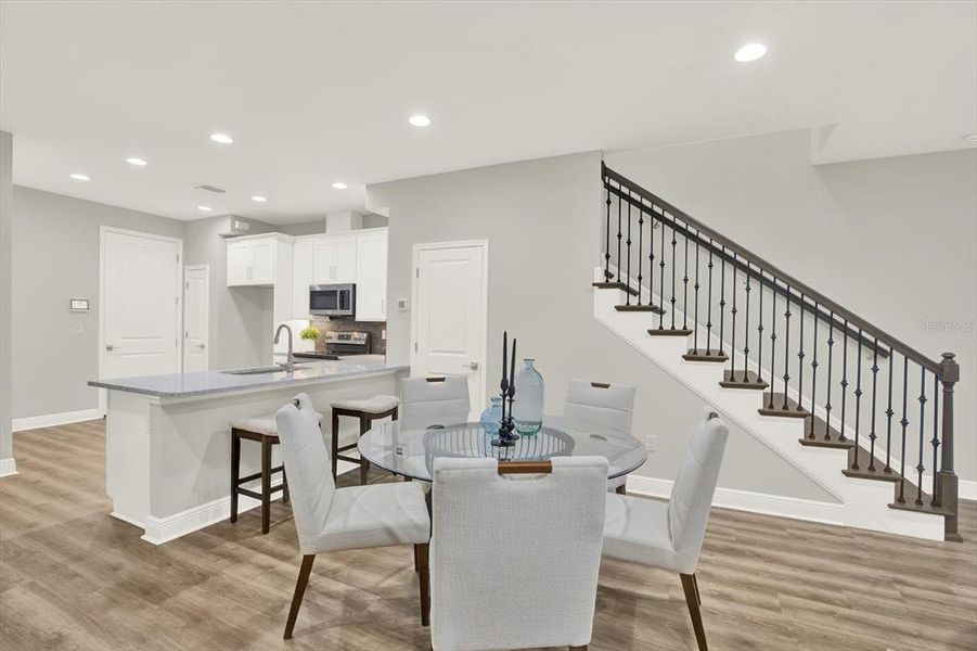 Furnished interior view inside a new home in The Towns At Long Bayou, Seminole (Image 24).