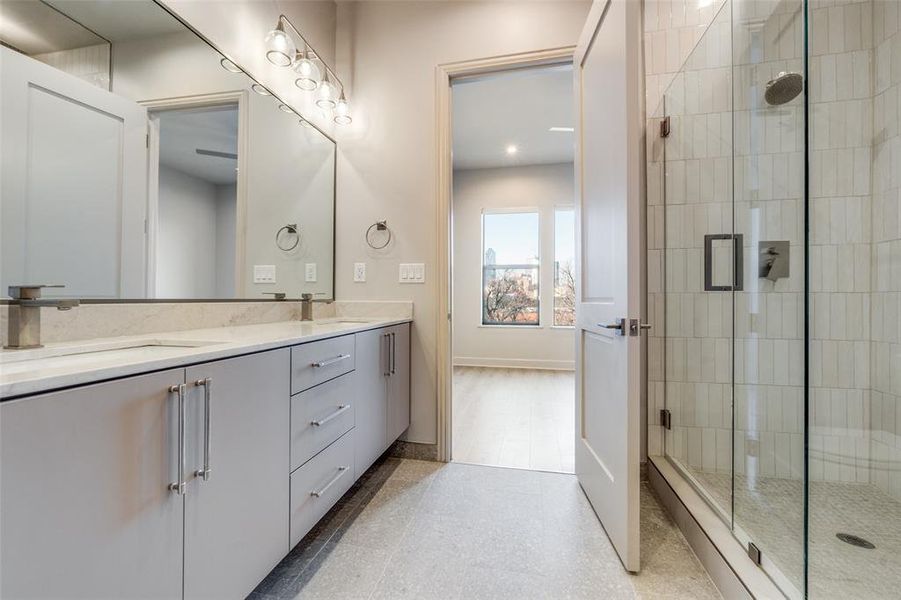 Furnished interior view inside a new home in , Dallas (Image 5).