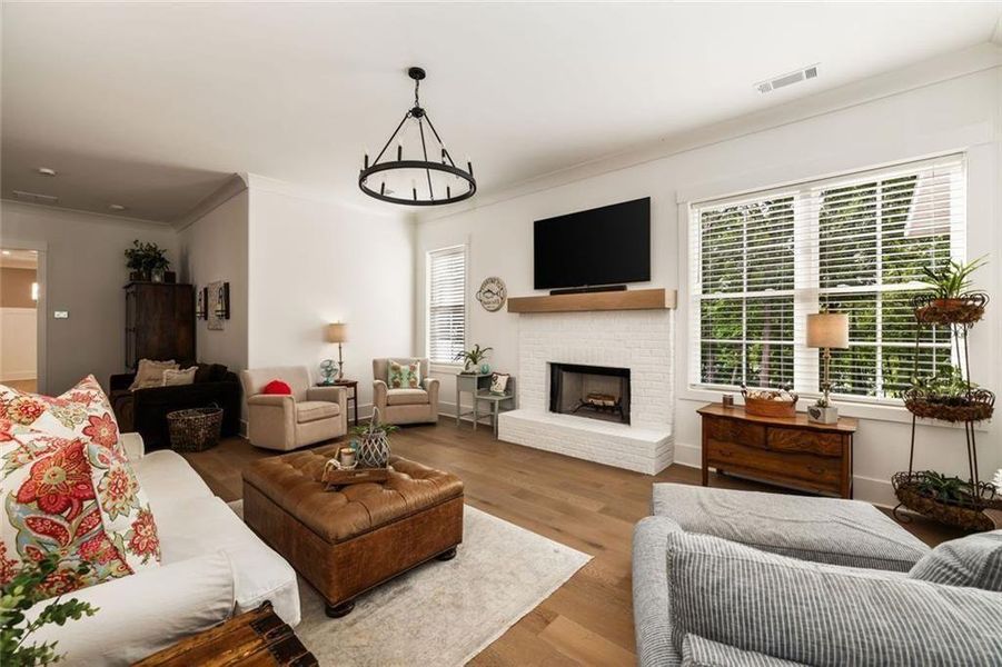 Furnished interior view inside a new home in , Gainesville (Image 38).