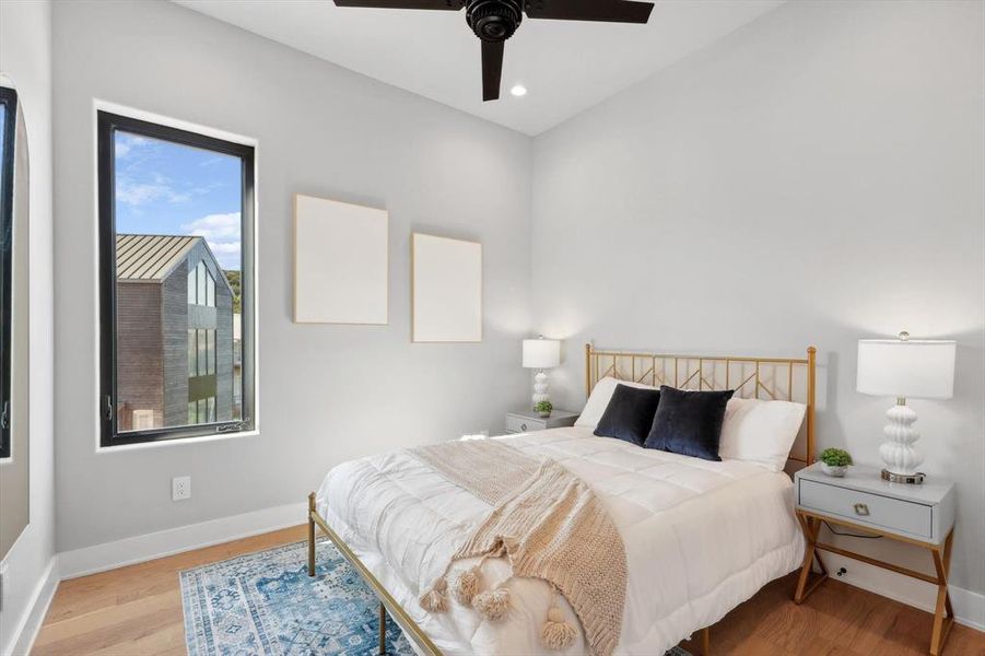 Furnished interior view inside a new home in , Graford (Image 12).