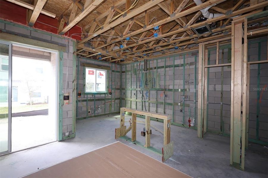In-progress construction of a new home in Tyson Ranch, Orlando, FL (Image 12).