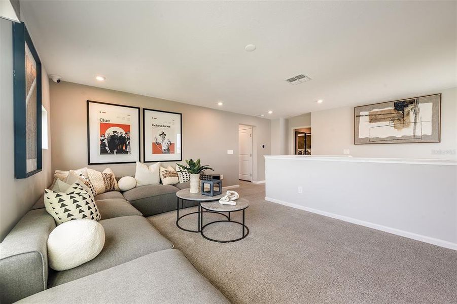 Furnished interior view inside a new home in Pasadena Ridge Master, Dade City (Image 22).