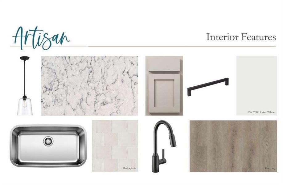 Sample of building materials used in homes in The Estates at Casteel, Bethlehem (Image 13).