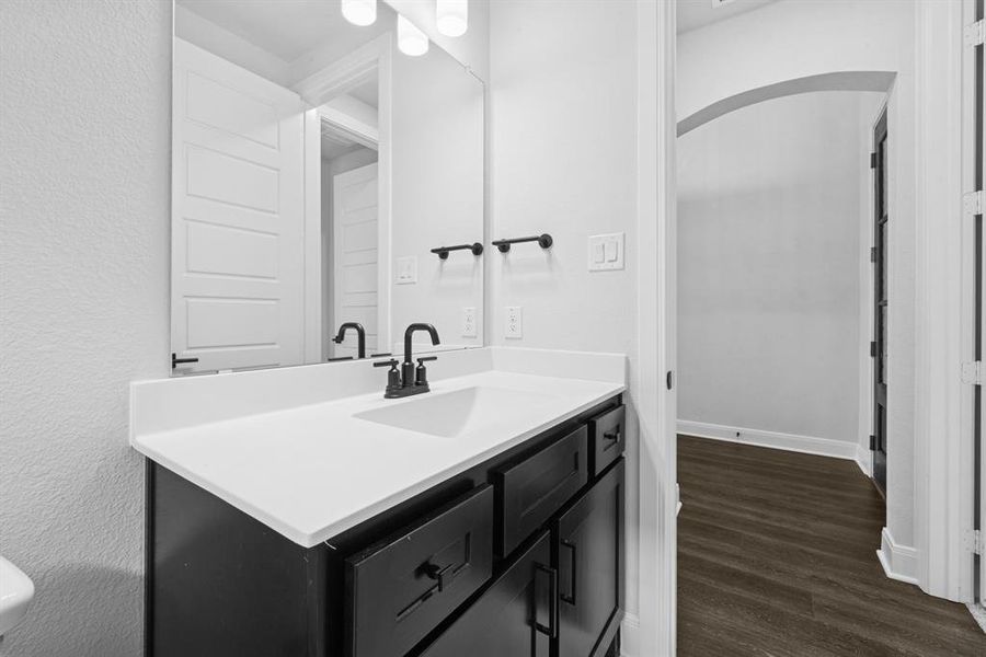 Furnished interior view inside a new home in South Pointe  Cottage Series, Mansfield (Image 7).