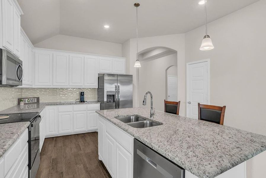 Furnished interior view inside a new home in Summer Crest, Fort Worth (Image 17).