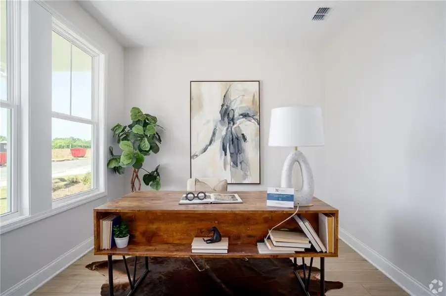 Furnished interior view inside a new home in , Cartersville (Image 7).