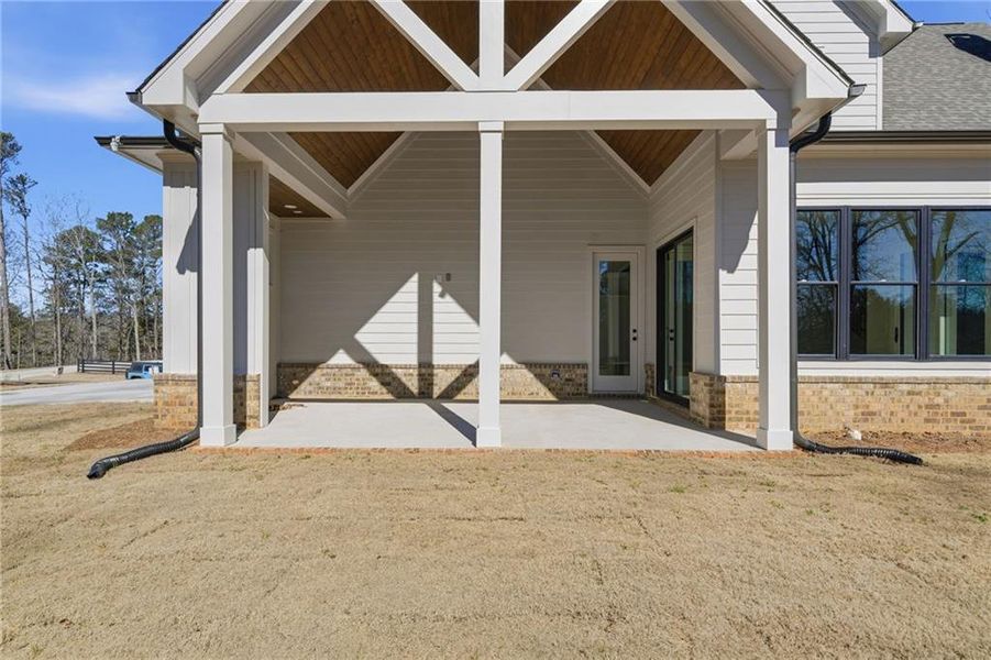 Exterior details and patio area of a home in , Canton (Image 4). Exterior details and patio area of a home in , Canton (Image 4).