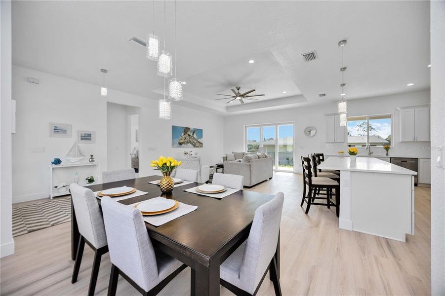 Furnished interior view inside a new home in , Englewood (Image 12).